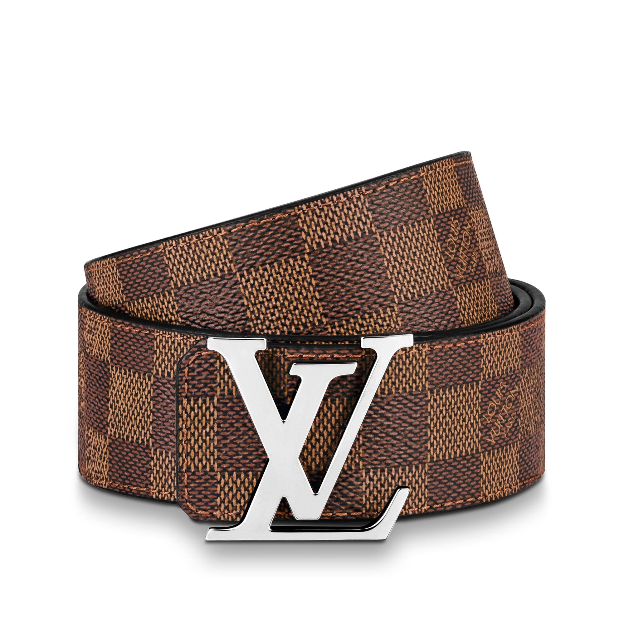 Louis Vuitton Damier sale Graphite Initiales Belt SZ 95